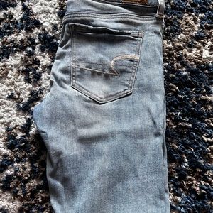 American Eagle super super stretch size 8 Long Jegging
